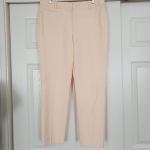 NWT slim ankle pants White House Black Market size 8 blush